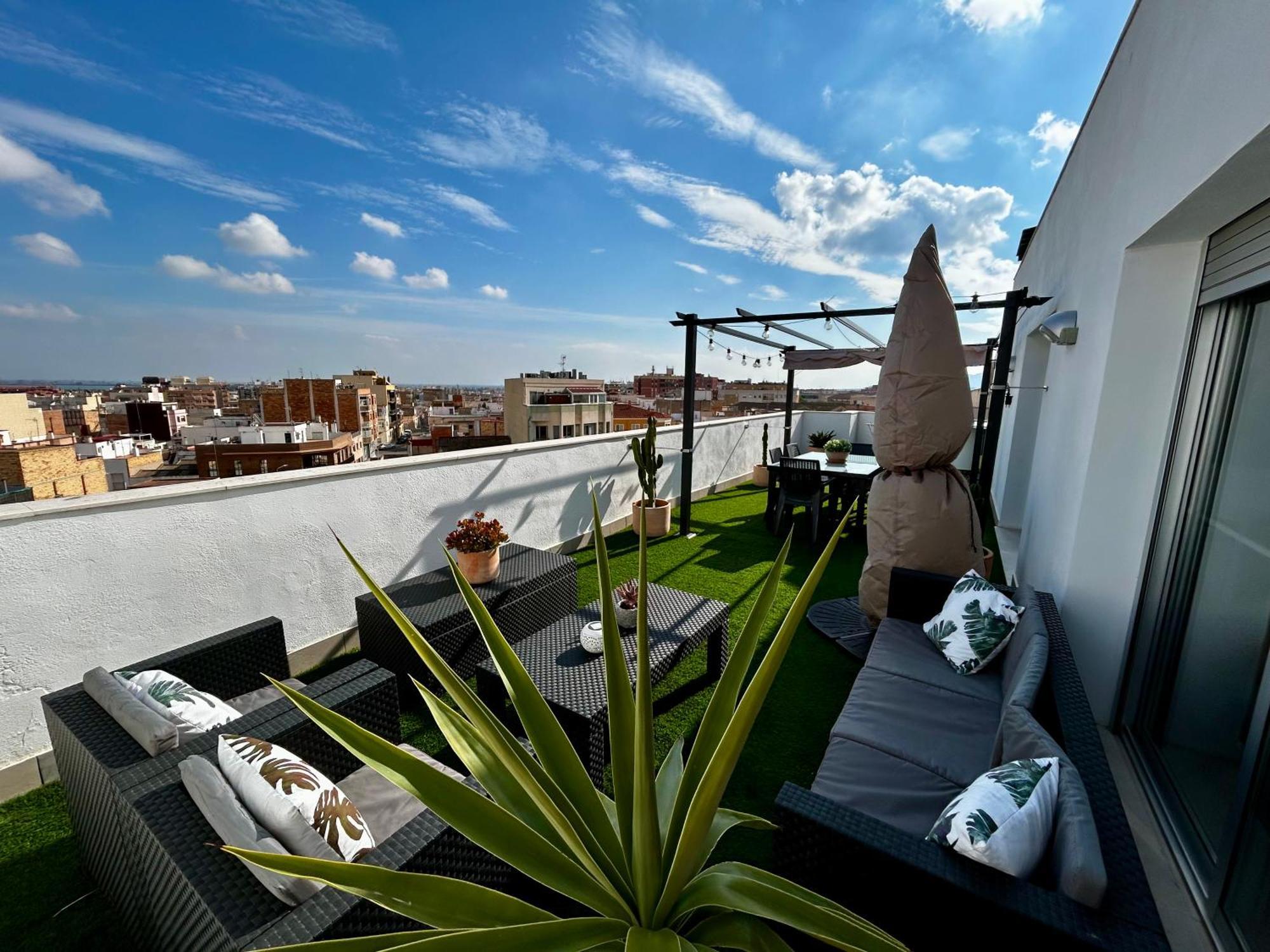 Lo Balconet Del Delta. Atic-Duplex Vacacional. Apartman Amposta Kültér fotó